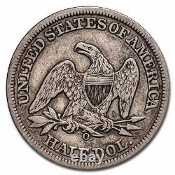 1858-O Demi-dollar assis de la Liberté XF
