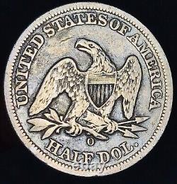 1858 O Seated Liberty Half Dollar 50c Ungraded Choice Silver Us Coin Cc16519