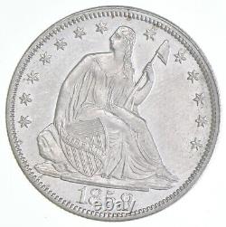 1858 Seated Liberty Demi-dollar 1520