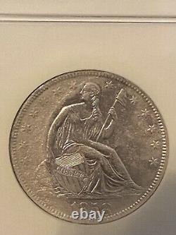 1858-o Assis Liberte D'argent Demi-dollar Ss République Naufrage-ngc-trésor