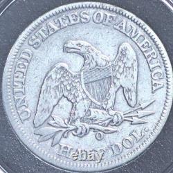 1858-o Demi-dollar à l'effigie de la Liberté assise ! En condition incroyable