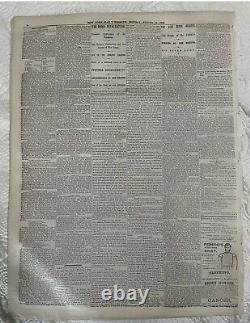 1858-o Demi-dollars Assis Au Presque Non Circulé Avec 1865 Journal De Guerre Civile
