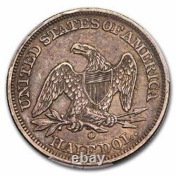 1858-o Liberty Seated Half Dollar Au-53 Pcgs Sku#238819