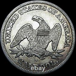 1858-o Seated Liberty Demi-dollar - Type De Pièce Argent Stupéfiant - #j505