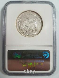 1858-o Seated Liberty Half Dollar Ss Republic Ngc Épave Sunken Treasure Coin
