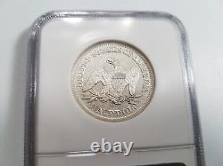1858-o Seated Liberty Half Dollar Ss Republic Ngc Épave Sunken Treasure Coin