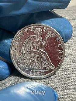 1858-o Seated Liberty Half Dollar Stuning Bu
