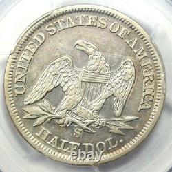 1858-s Assis Liberty Half Dollar 50c Pcgs Xf Détails Rare Date Coin