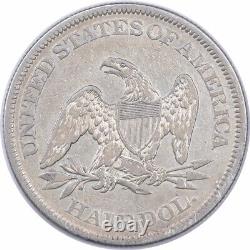 1859 Demi-dollar assis sur la liberté EF Non certifié #1003