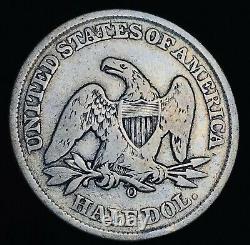 1859 O Seated Liberty Half Dollar 50c Ungraded Choice 90% Argent Us Pièce Cc11401