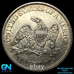 1859 P Demi-dollar à l'effigie de la Liberté assise #E6915