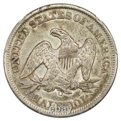 1859-o 50c Pcgs Au50 Liberty Seated Half Dollar