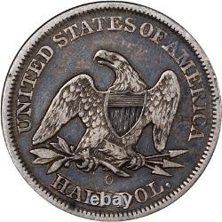 1860-O Demi-dollar assis Super offres de l'Executive Coin Company