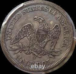 1860-o Assis Liberty Demi-dollar Pcgs Xf45 Eye Appeal