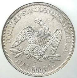 1860-o Liberty Half Dollar 50c Ngc Certifié Ss République Naufrage