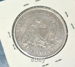 1861-O 50C Demi-dollar assis de la liberté TRÈS BEAU
