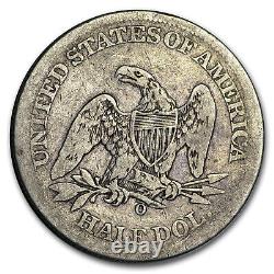 1861-O Demi-dollar assis de liberté en bon état
