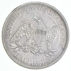 1861 Seated Liberty Demi-dollar 1523