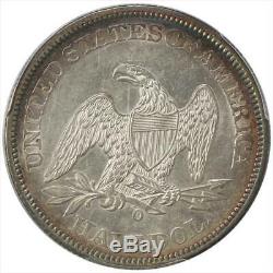 1861-o Assis Liberté Demi-dollar Pcgs Au55 Clés Date Guerre Civile Monnaie