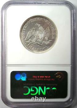 1861-o Assis Liberty Half Dollar 50c Coin Ngc Unc B (ms) Ss Naufrage