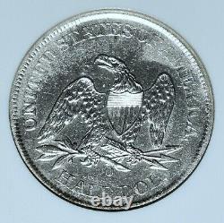1861-o Liberté Assise 50c Ngc Navire Csa États Confédérés W-09trusted