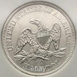 1861-o Liberté Assise Demi-dollar Confederate Csa Fs-007 Ss Republic Navire