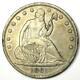 1861-o Seated Liberty Half Dollar 50c Xf Detail (ef) Rare Civil War Coin
