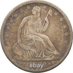 1862-S Demi-Dollar Liberty Assis 4702