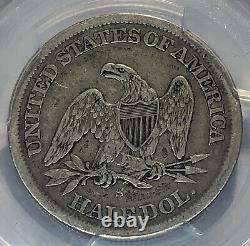 1863 S Assis Liberty Demi Dollar Pcgs Vf 25 Cac
