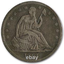 1863-S Demi-dollar assis de la liberté en VG