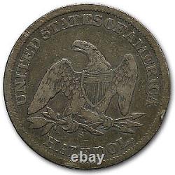 1863-S Demi-dollar assis de la liberté en VG