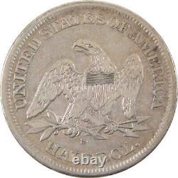 1864 S Demi-dollar Liberty Assise XF EF Détails 90% Argent SKUI7964