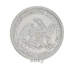 1864-s Seated Liberty Demi-dollar 2464