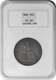 1865 Liberty Assis Argent Demi-dollar Pr63 Ngc