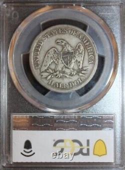 1865 S vf 25 Demi-dollar assis, PCGS 46846678