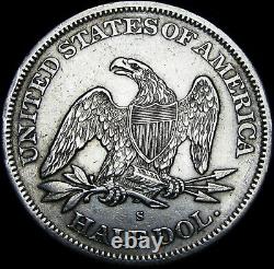 1865-s Assis Liberty Half Dollar Silver - Superbe Type Coin - #b293