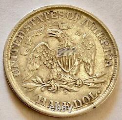 1867-s Sièges Liberty Demi-dollar Xf/au Détails