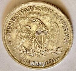 1867-s Sièges Liberty Demi-dollar Xf/au Détails