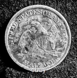 1869 Seated Liberty Demi-dollar