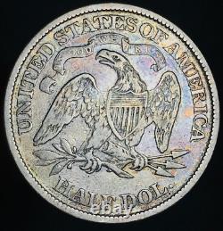 1870 Demi-dollar Liberté assise 50C Haut grade Choix 90% Argent Pièce de monnaie américaine CC21070