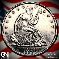 1870 P Demi-dollar à l'effigie de la Liberté assise M0019