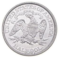 1870 Seated Liberty Demi-dollar 3916