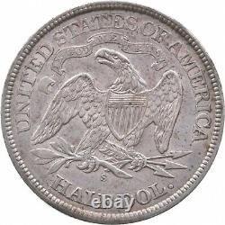 1871-S Demi-dollar assis Liberté 0388