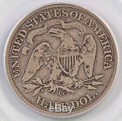1871-cc Assis Liberté Demi-dollar Pcgs Vg08 Pittman Arbre Généalogique