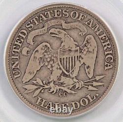 1871-cc Seated Liberty Half Dollar Pcgs Vg08 Pittman Pedigree