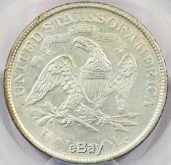 1871-s Assis Liberté Demi-dollar Pcgs Au50