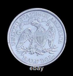 1871-s Demi-dollar à l'effigie de la Liberté assise ! En condition exquise