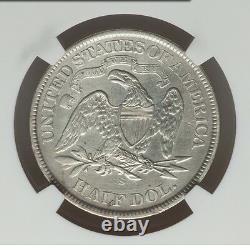 1871-s Seated Liberty Half Dollar Ngc Au Détails 50c