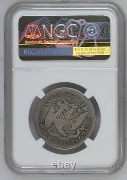 1872-cc 50c Seated Liberty Argent Demi-dollar Ngc Ag3 Rare Carson City Mint 2004
