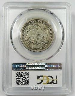 1872-cc Pcgs G 06 Silver Seated Liberty 50c Demi-dollar Us Pièce Article 24681a